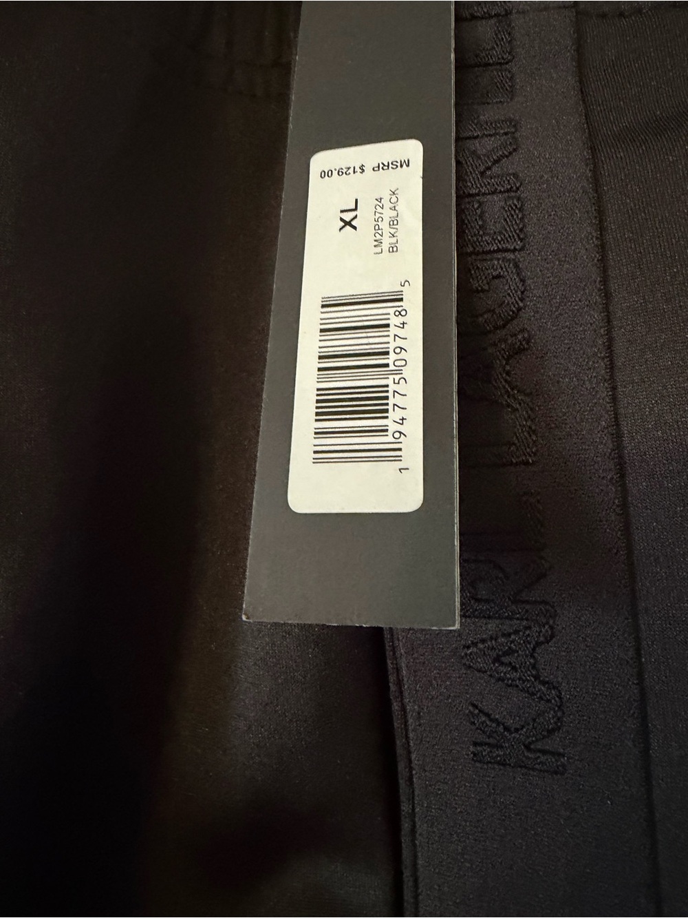 Karl Lagerfeld Black Men's Track Joggers - Picture 4 of 5